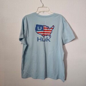 Huk Patriotic Americana Women's T-Shirt Size XL
